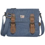 TRP0111 Troop London Classic Canvas Across Body Bag Travel Bag