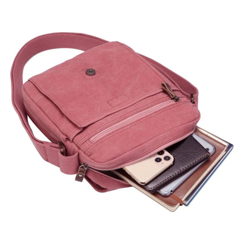 TRP0211 Troop London Classic Canvas Across Body Bag