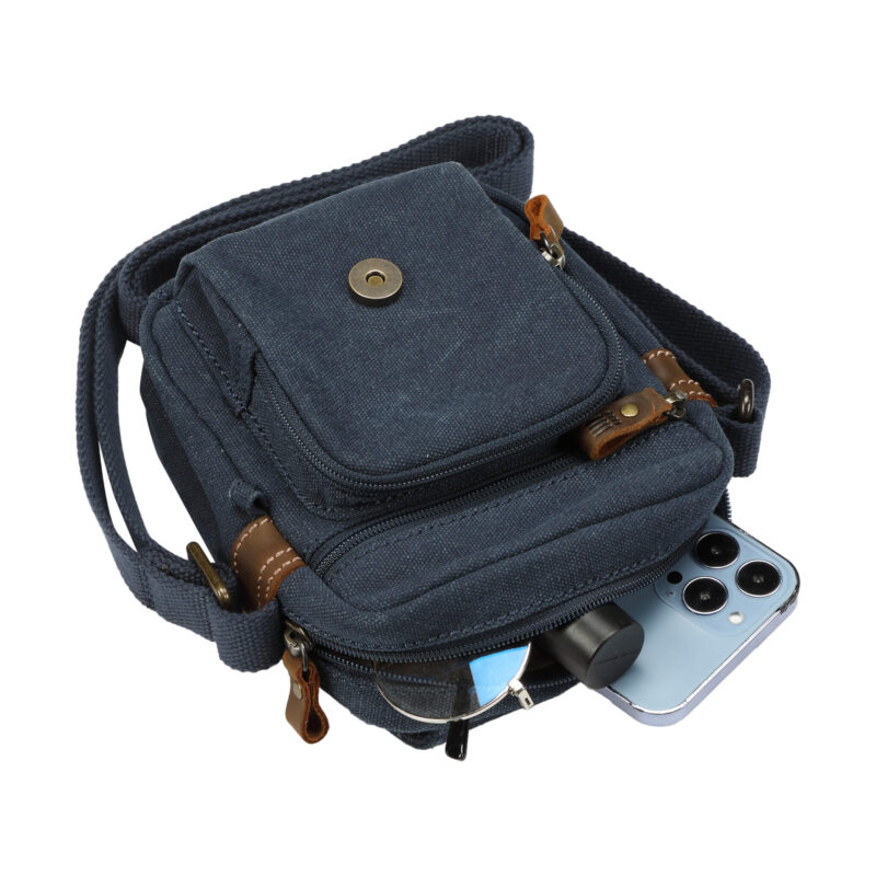 TRP0213 Troop London Classic Canvas Across Body Bag - Image 54