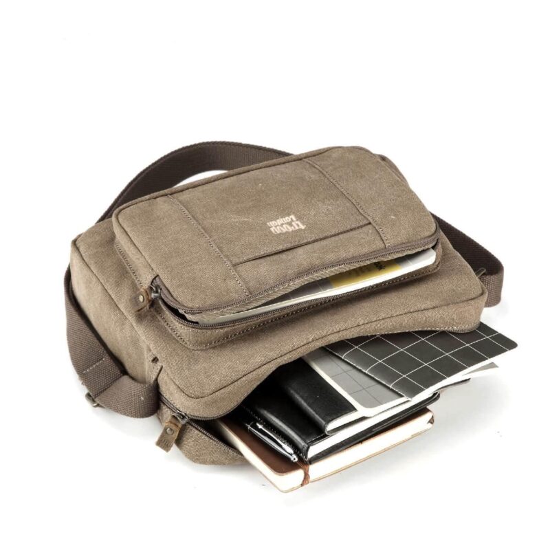 TRP0234 Troop London Classic Canvas Across Body Bag