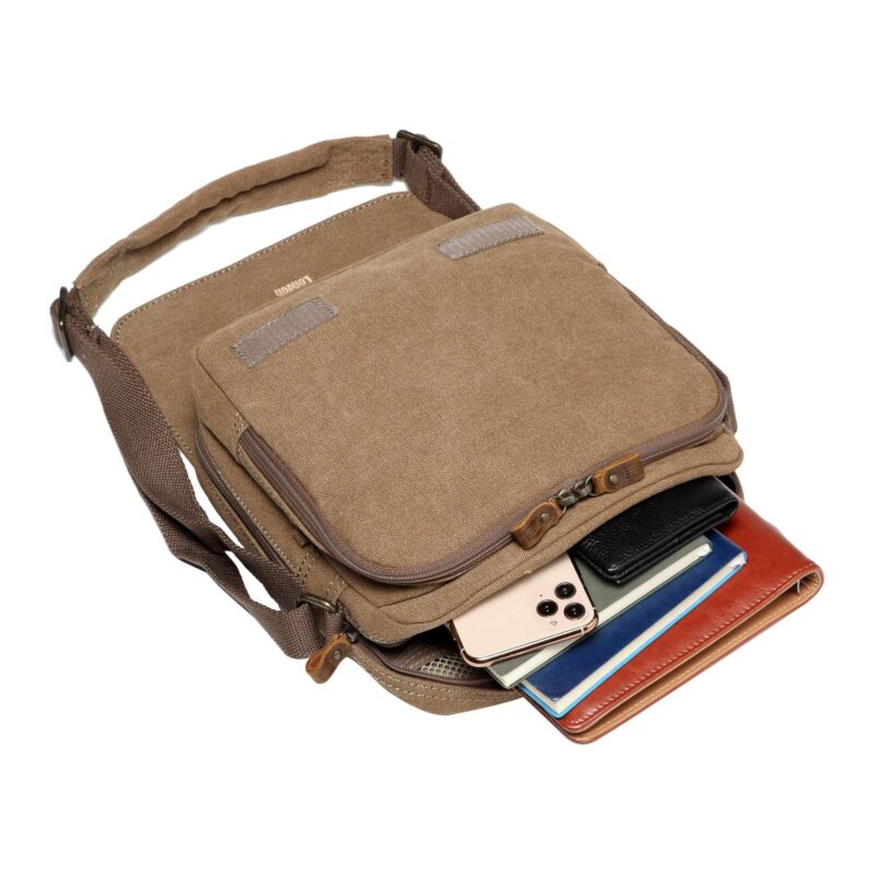 TRP0238 Troop London Classic Canvas Across Body Bag