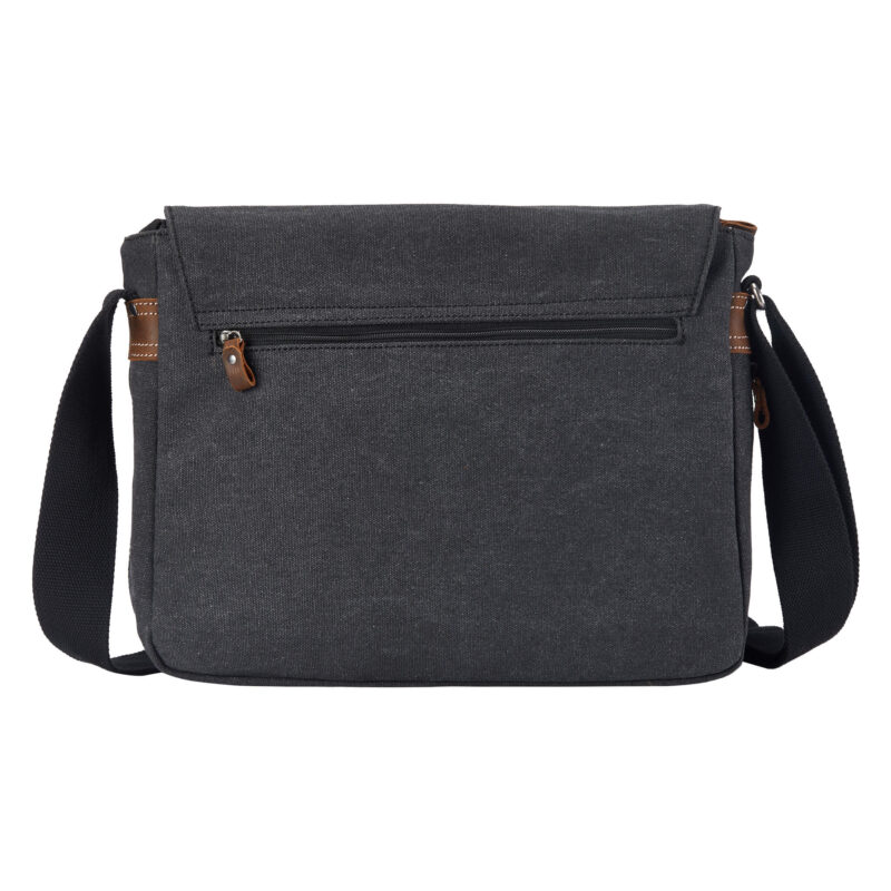 TRP0240 Troop London Classic Canvas Laptop Messenger Bag - 16.5 Diagonally - Image 28