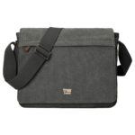 TRP0240 Troop London Classic Canvas Laptop Messenger Bag - 16.5 Diagonally - Image 35