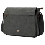 TRP0240 Troop London Classic Canvas Laptop Messenger Bag - 16.5 Diagonally - Image 36