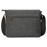 TRP0240 Troop London Classic Canvas Laptop Messenger Bag - 16.5 Diagonally - Image 38