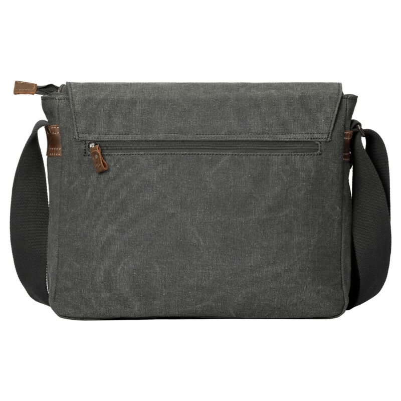 TRP0240 Troop London Classic Canvas Laptop Messenger Bag - 16.5 Diagonally - Image 38