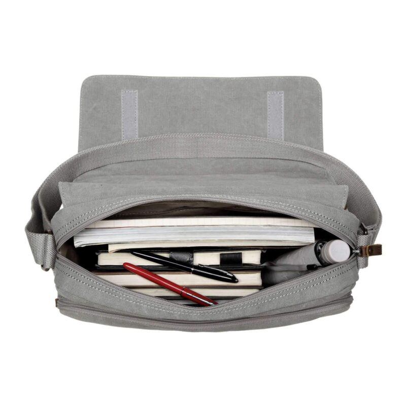 TRP0241 Troop London Classic Canvas Messenger Bag
