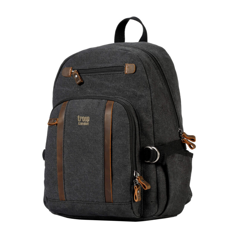 TRP0256 Troop London Classic Canvas Backpack - Medium - Image 34