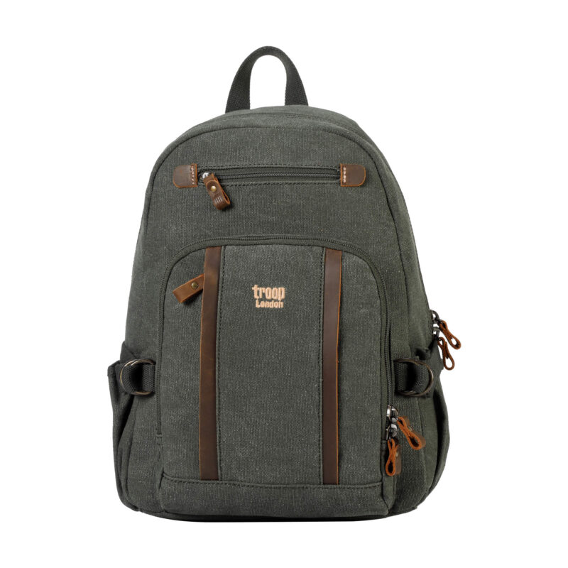 TRP0256 Troop London Classic Canvas Backpack - Medium - Image 43