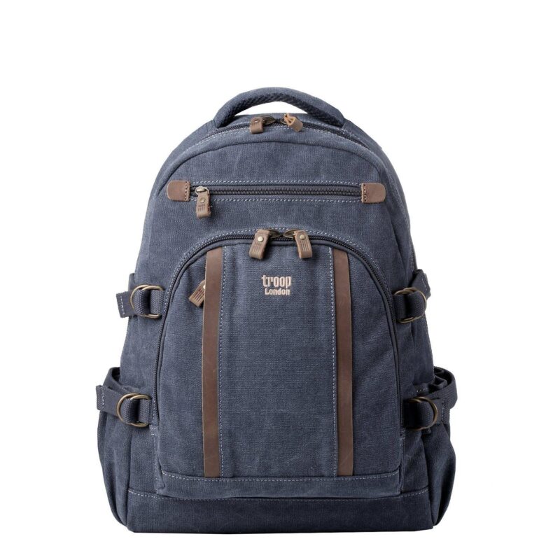 TRP0257 Troop London Classic Canvas Laptop Backpack - Large - Image 36