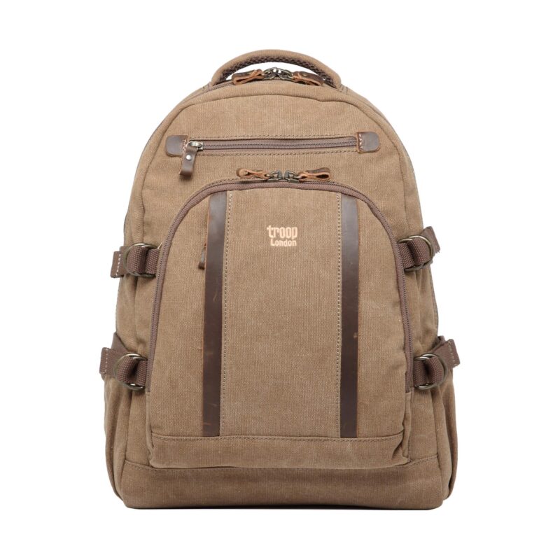TRP0257 Troop London Classic Canvas Laptop Backpack - Large - Image 38