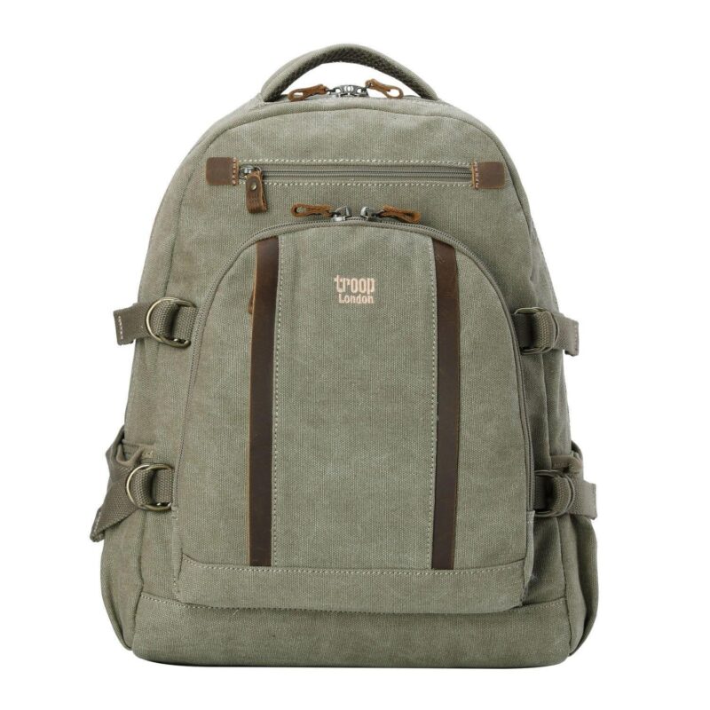 TRP0257 Troop London Classic Canvas Laptop Backpack - Large - Image 39