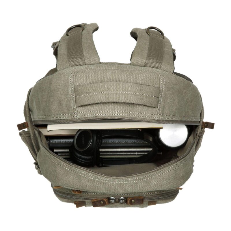 TRP0257 Troop London Classic Canvas Laptop Backpack - Large