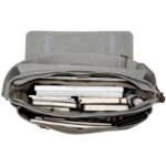 TRP0371 Troop London Classic Canvas Laptop Large Messenger Bag - 18 Diagonally