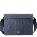TRP0371 Troop London Classic Canvas Laptop Large Messenger Bag - 18 Diagonally