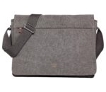 TRP0371 Troop London Classic Canvas Laptop Large Messenger Bag - 18 Diagonally - Image 28