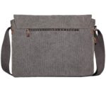 TRP0371 Troop London Classic Canvas Laptop Large Messenger Bag - 18 Diagonally