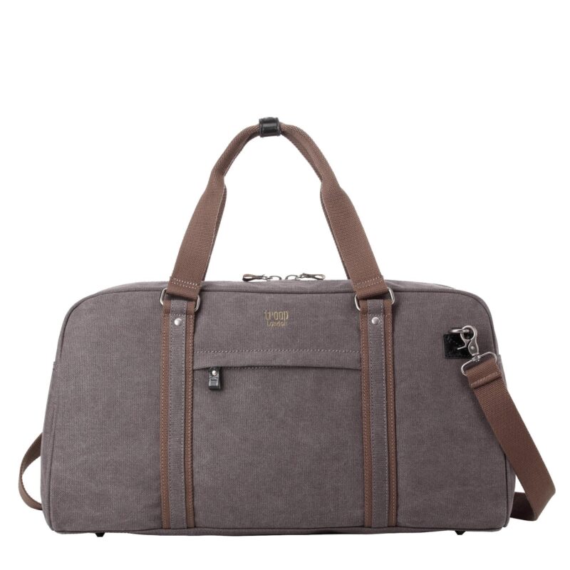 TRP0389 Troop London Classic Canvas Travel Duffel Bag, Large Holdall - Image 34