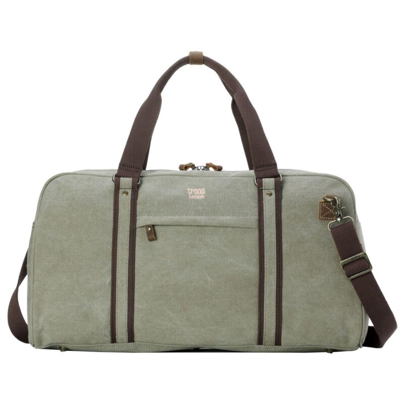 TRP0389 Troop London Classic Canvas Travel Duffel Bag, Large Holdall - Image 37