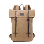 TRP0425 Troop London Heritage Canvas 15" Laptop Backpack, Smart Casual Daypack with Foldable Top - Image 60