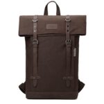TRP0425 Troop London Heritage Canvas 15" Laptop Backpack, Smart Casual Daypack with Foldable Top