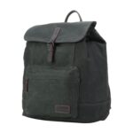 TRP0442 Troop London Heritage Canvas Laptop Backpack, Smart Casual Daypack, Tablet Friendly Backpack