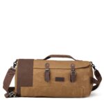 TRP0444 Troop London Heritage Canvas Travel Duffel Bag, Backpack, Canvas Holdall, Gym Bag