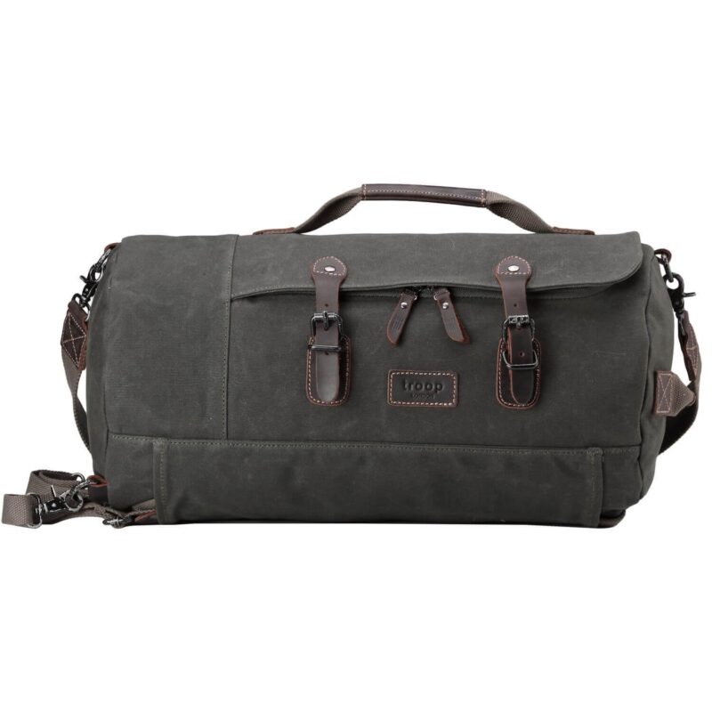 TRP0444 Troop London Heritage Canvas Duffel Backpack - Image 28