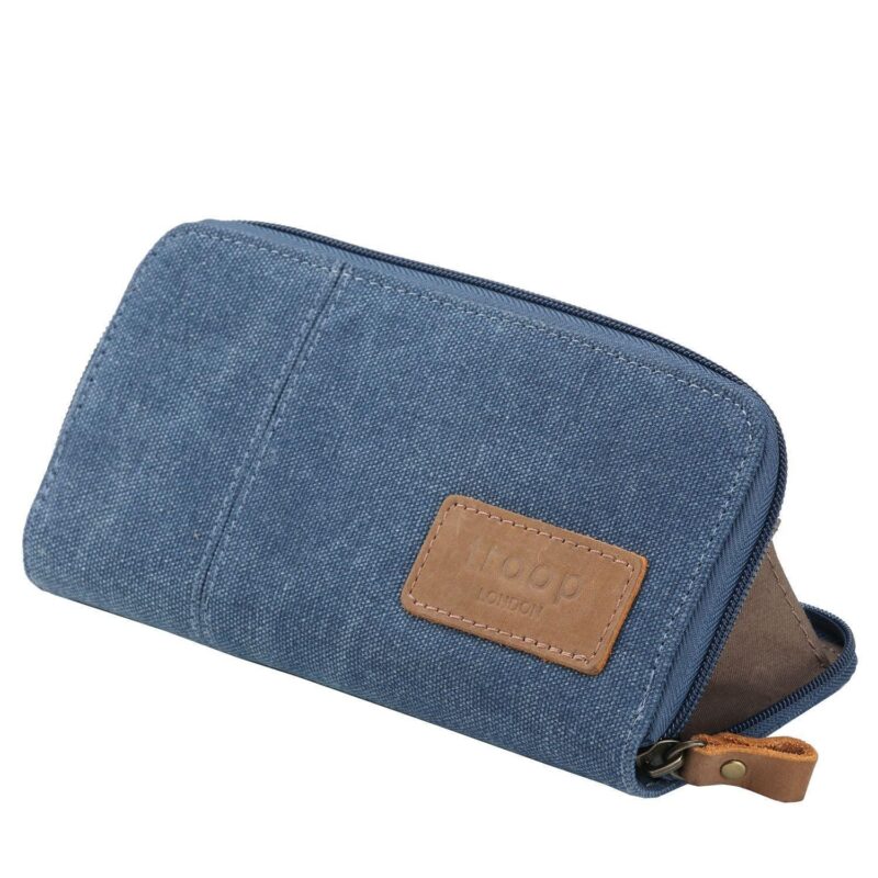 TRP0501 Troop London Accessories Canvas Zip Around Wallet Purse