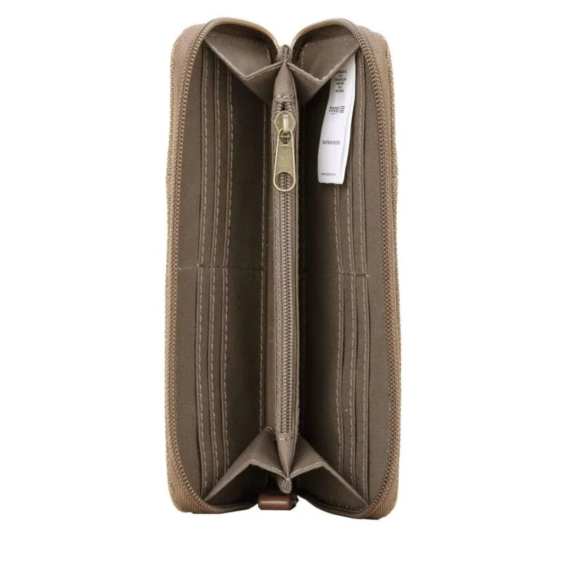 TRP0501 Troop London Accessories Canvas Zip Around Wallet Purse