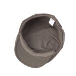 TRP0503 Troop London Accessories Waxed Canvas Old School Style Hat, Flat Cap, Shelby Newsboy Cap