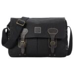 TRP0548 Troop London Heritage Canvas Messenger Bag, Shoulder Bag, 13” Laptop Bag