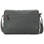 TRP0548 Troop London Heritage Canvas Messenger Bag, Shoulder Bag, 13” Laptop Bag