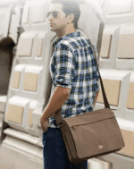TRP0240 Troop London Classic Canvas Laptop Messenger Bag - 16.5 Diagonally - Image 44